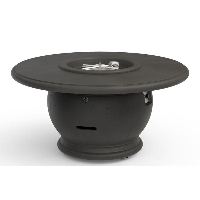 American Fyre Designs Amphora 48-Inch Concrete Round Gas Fire Pit Table