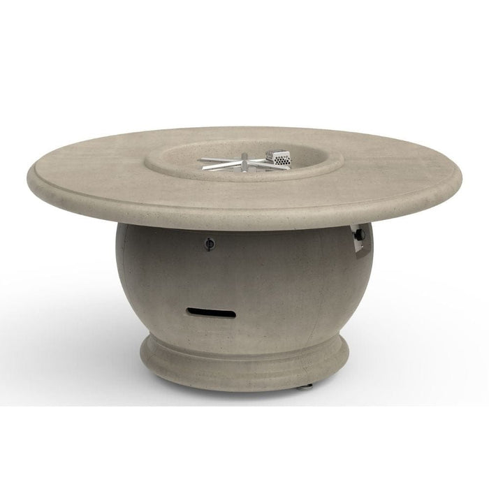 American Fyre Designs Amphora 48-Inch Concrete Round Gas Fire Pit Table