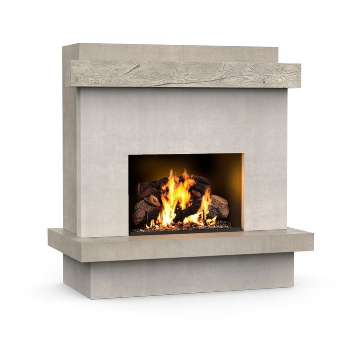 American Fyre Designs Brooklyn Smooth 68-Inch Free Standing Outdoor Gas Fireplace