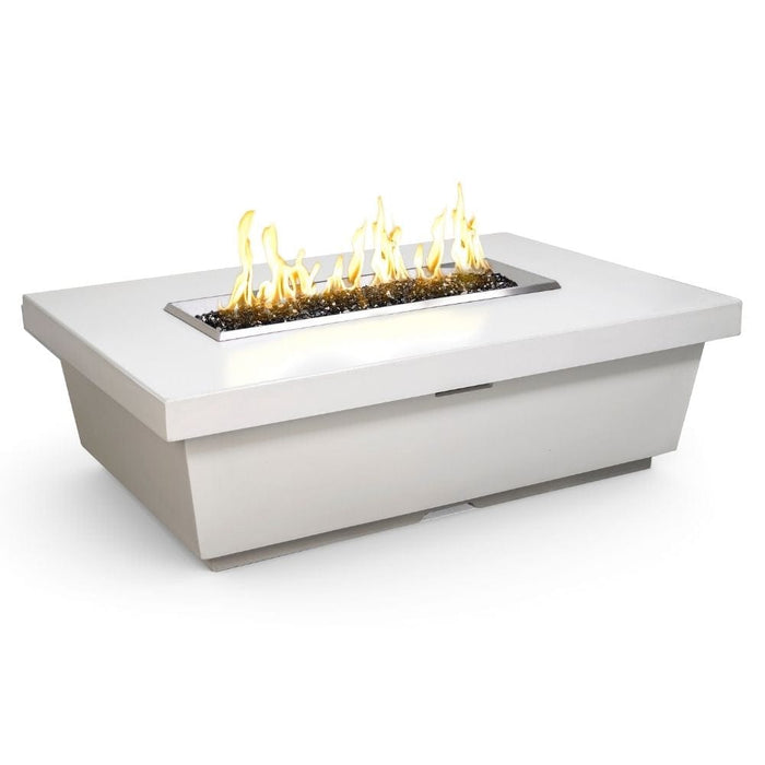 American Fyre Designs Contempo 52-Inch Concrete Rectangular Gas Fire Pit Table