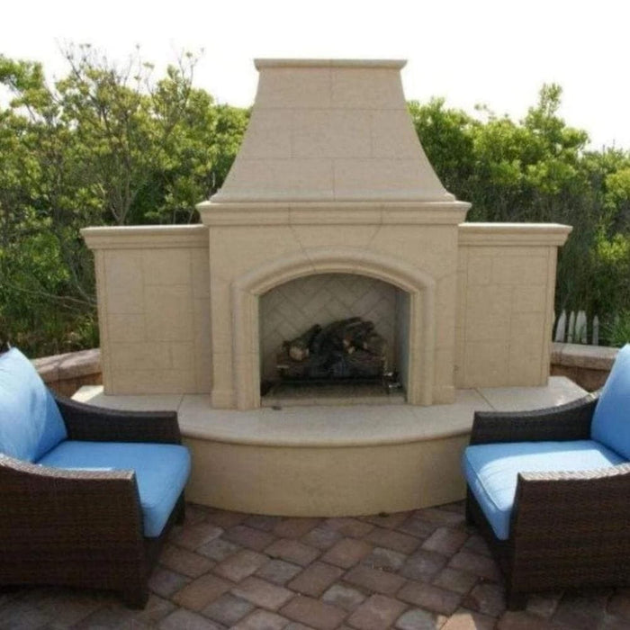 American Fyre Designs Grand Phoenix 113-Inch Recessed Hearth Outdoor Gas Fireplace