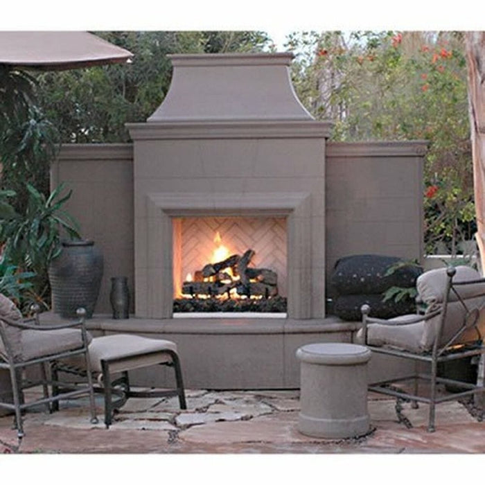 American Fyre Designs Grand Phoenix 113-Inch Recessed Hearth Outdoor Gas Fireplace