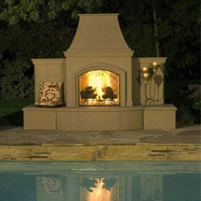 American Fyre Designs Grand Phoenix 113-Inch Recessed Hearth Outdoor Gas Fireplace