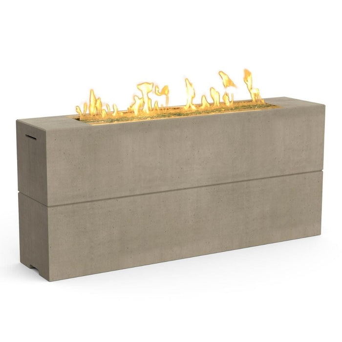 American Fyre Designs Milan 72-Inch Tall Linear Gas Fire Pit Table