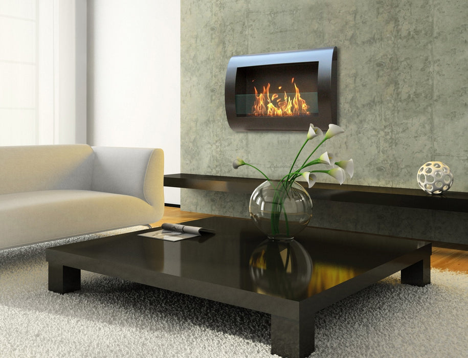 Anywhere Fireplace Chelsea Wall Mounted Ethanol Fireplace