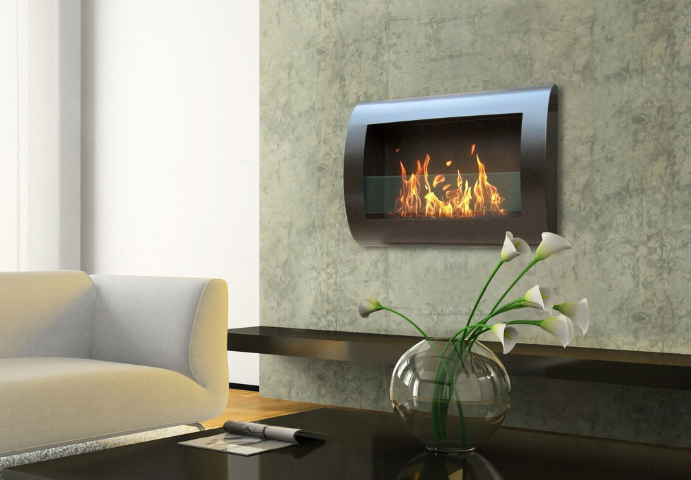 Anywhere Fireplace Chelsea Wall Mounted Ethanol Fireplace