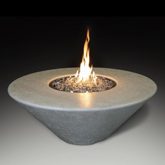 Athena Olympus 44-Inch Round Concrete Gas Fire Pit Table