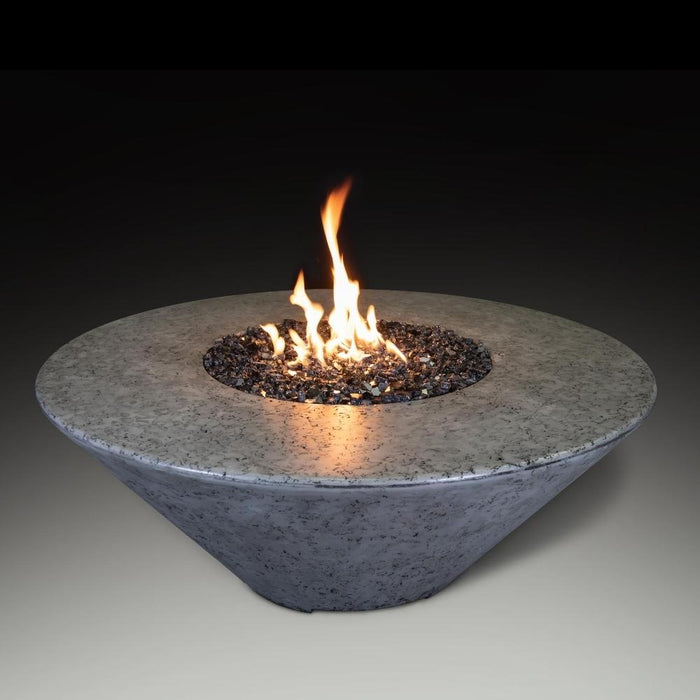 Athena Olympus 44-Inch Round Concrete Gas Fire Pit Table