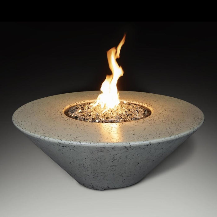 Athena Olympus 44-Inch Round Concrete Gas Fire Pit Table