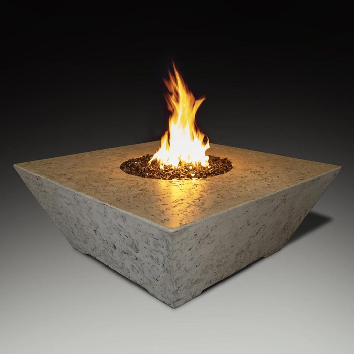 Athena Olympus 48-Inch Square Concrete Gas Fire Pit Table