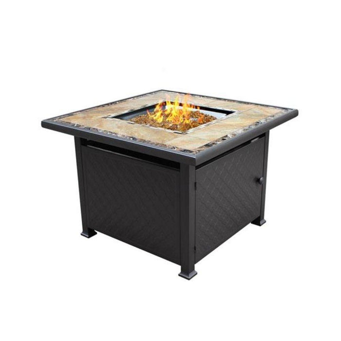 AZ Patio Heater Marble Tile 40-Inch Square LP Fire Pit Table (GFT-51030A)