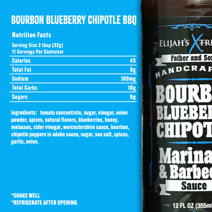 Bourbon Blueberry Chipotle BBQ Sauce & Marinade - The Kansas City BBQ Store