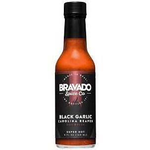 Bravado Spice Co. Black Garlic Carolina Reaper Hot Sauce 5 oz. - The Kansas City BBQ Store