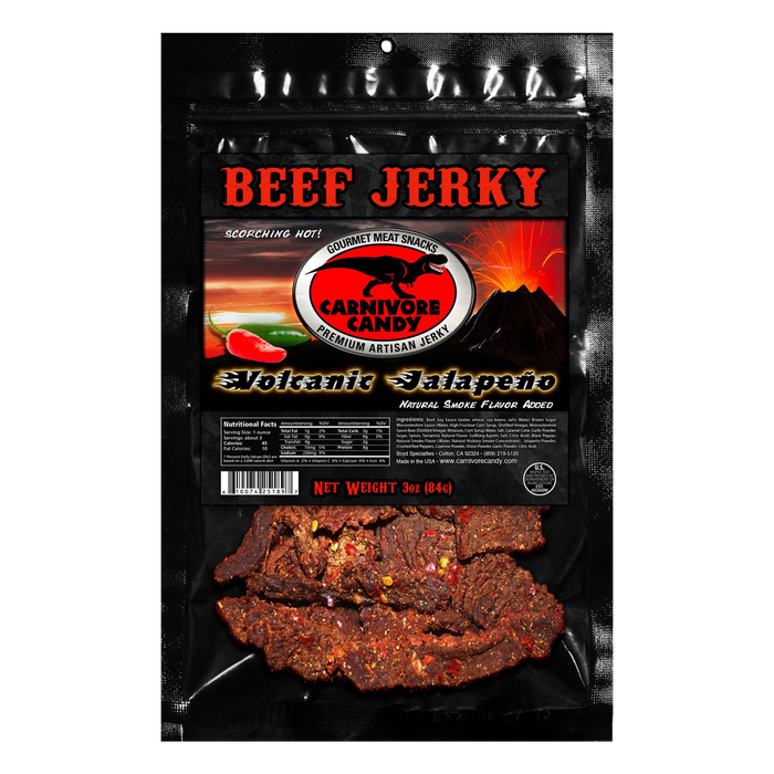 Volcanic Jalapeño Beef Jerky - The Kansas City BBQ Store