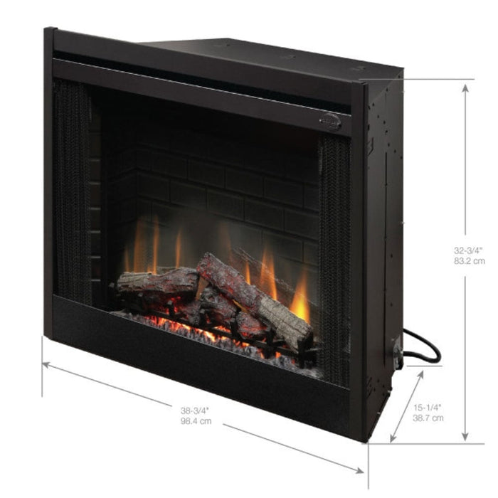 Dimplex 39-Inch Deluxe Built-in Electric Firebox, UL Listed (BF39DXP)