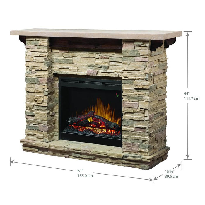 Dimplex Featherston Electric Fireplace and Mantel Package (GDS28L8-1152LR)