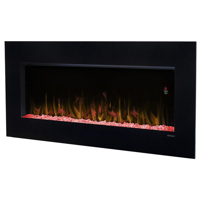 Dimplex Nicole 43-Inch Wall Mounted Electric Fireplace - Black Glass (DWF3651B)