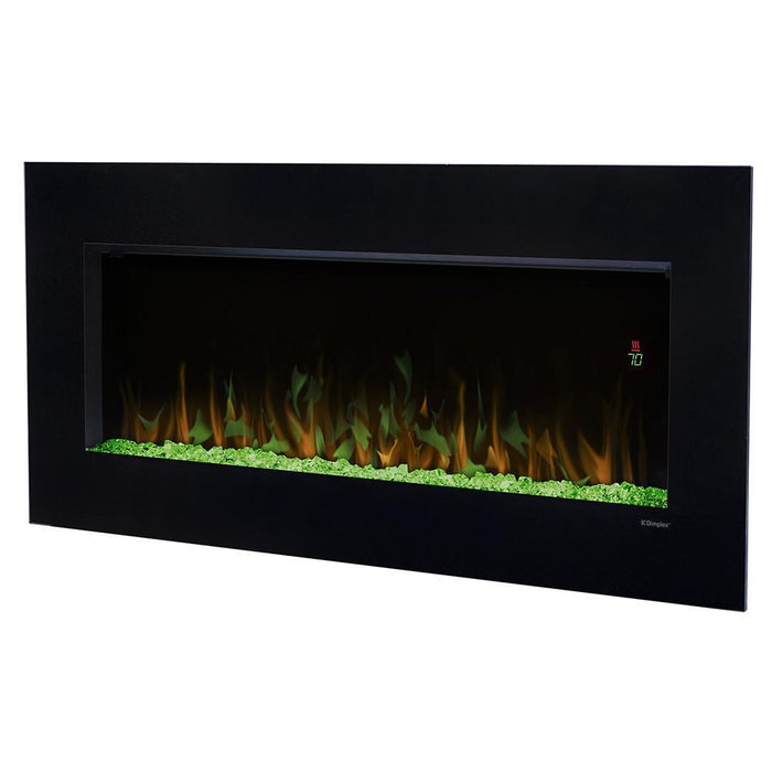 Dimplex Nicole 43-Inch Wall Mounted Electric Fireplace - Black Glass (DWF3651B)