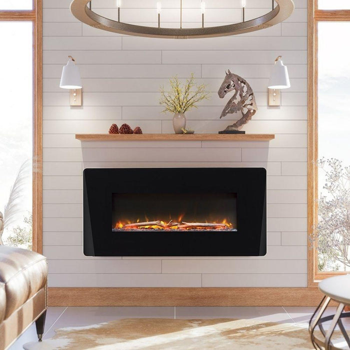 Dimplex Winslow Curved Wall Mounted/Tabletop Electric Fireplace