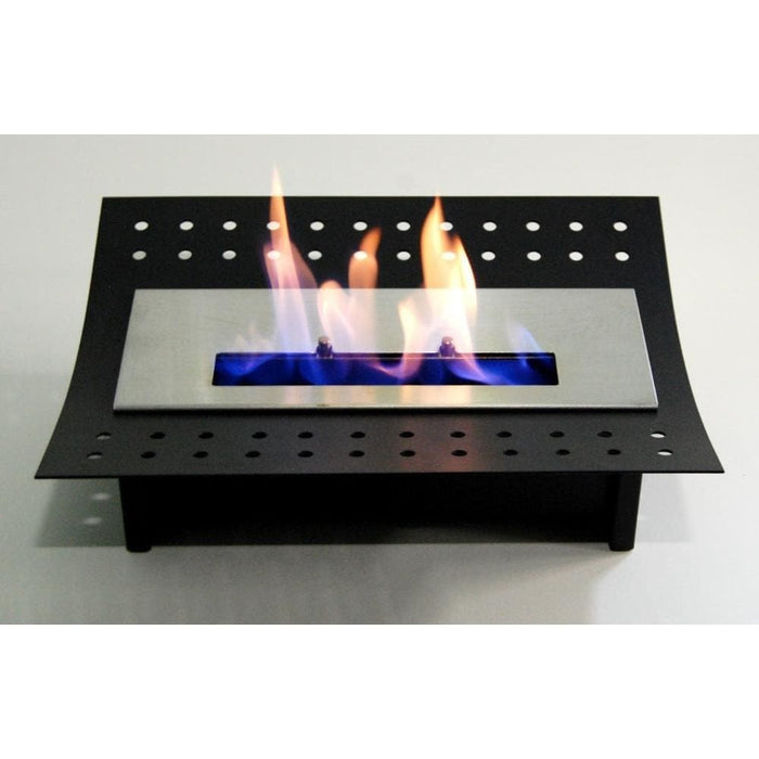 Eco-Feu 12-Inch Matte Black Ethanol Insert for Traditional Fireplace (FS-00033-MB)