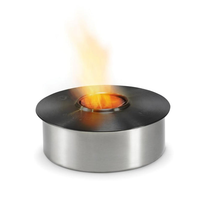 EcoSmart Fire AB Series Round Stainless Steel Ethanol Fireplace Burner