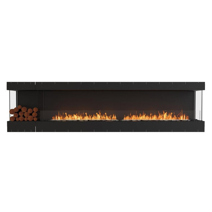 EcoSmart Fire Flex Bay 3-Sided Ethanol Firebox with Decorative Box