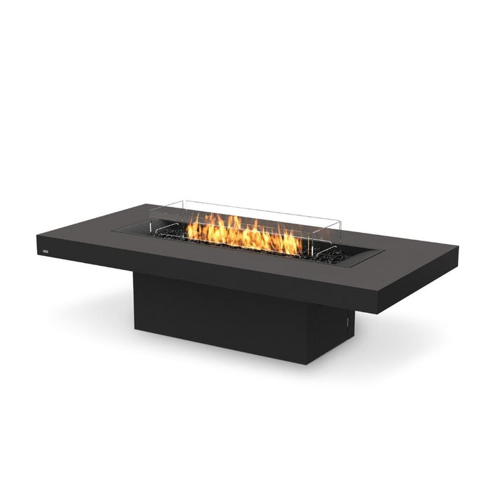 EcoSmart Fire Gin 90 Chat Height Rectangular Fire Pit Table