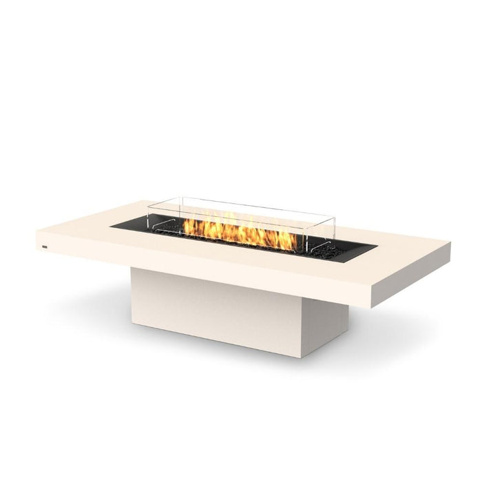 EcoSmart Fire Gin 90 Chat Height Rectangular Fire Pit Table