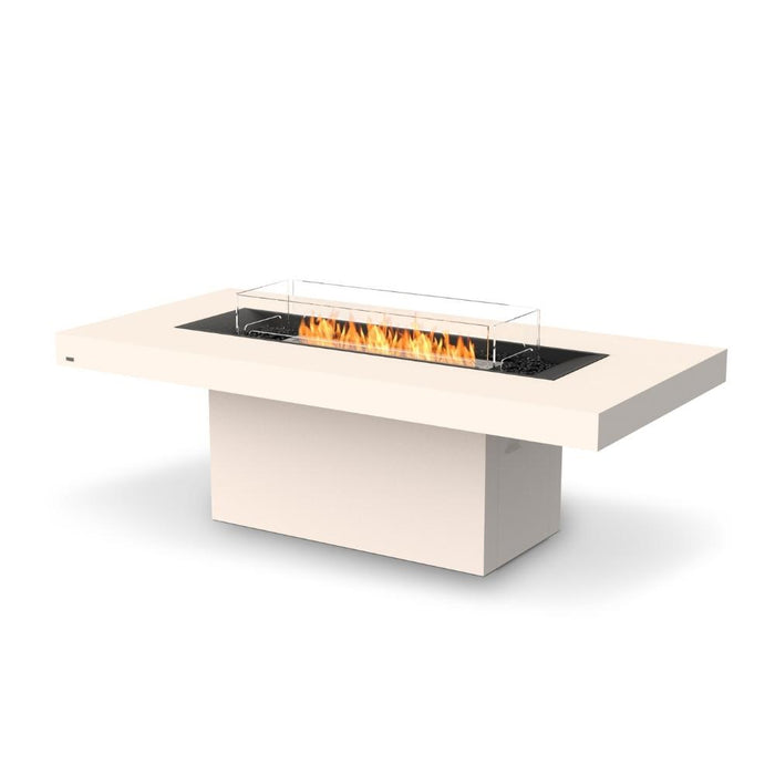 EcoSmart Fire Gin 90 Dining Height Rectangular Fire Pit Table