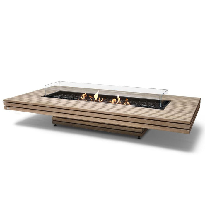 EcoSmart Fire Gin 90 Low Rectangular Fire Pit Table