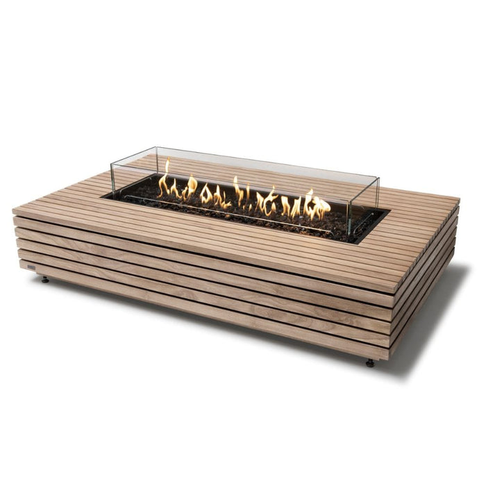 EcoSmart Fire Wharf 65-Inch Rectangular Fire Pit Table