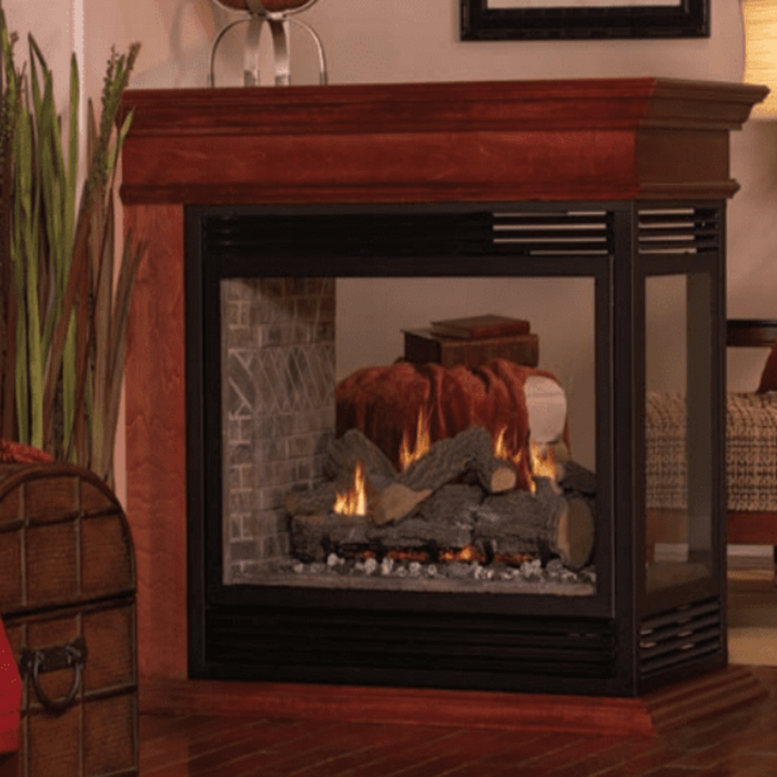 Empire Vail 36 Peninsula 3-Sided Vent-Free Gas Fireplace