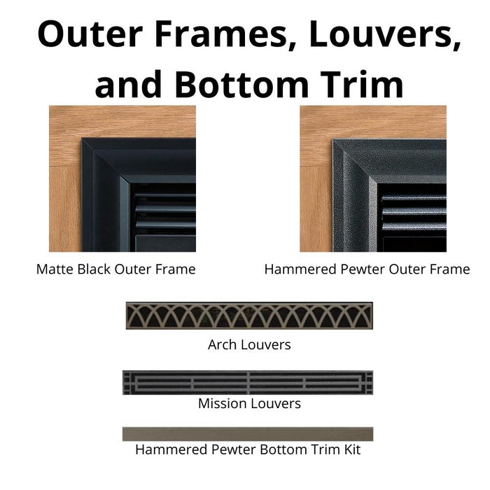 Empire Vail 36 Peninsula 3-Sided Vent-Free Gas Fireplace