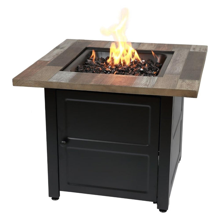 Endless Summer Cayden 30-Inch Square LP Fire Pit Table (GAD15298ES)