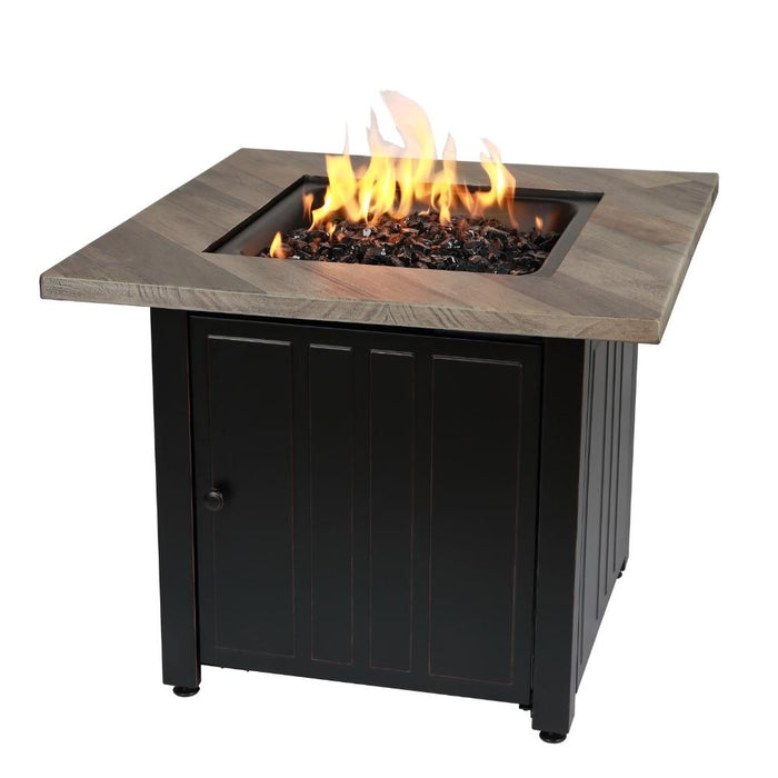 Endless Summer Harper 30-Inch Square LP Fire Pit Table (GAD15299ES)