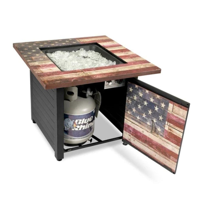 Endless Summer Liberty Outdoor LP Fire Pit With American Flag Top (GAD15310ES)