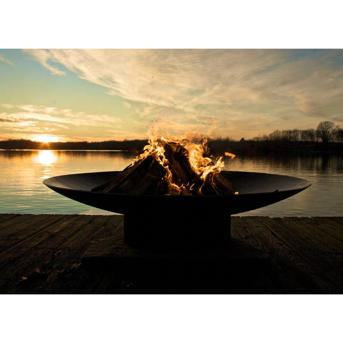 Fire Pit Art Asia 72-Inch Handcrafted Carbon Steel Fire Pit (AS72)