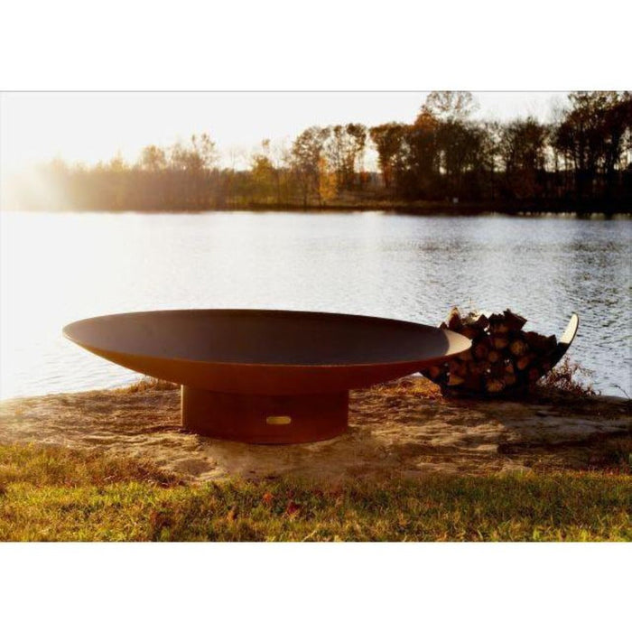 Fire Pit Art Asia 72-Inch Handcrafted Carbon Steel Fire Pit (AS72)