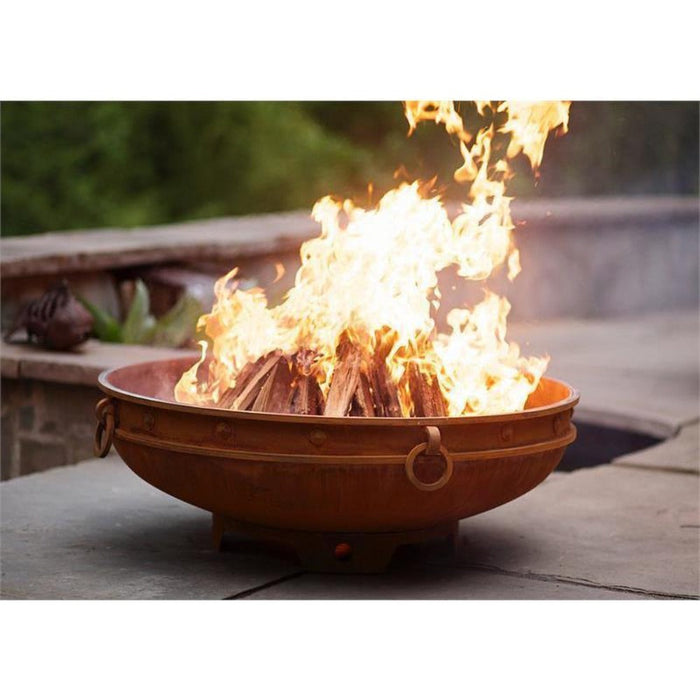 Fire Pit Art Emperor 37-Inch Handcrafted Carbon Steel Fire Pit (EMP)