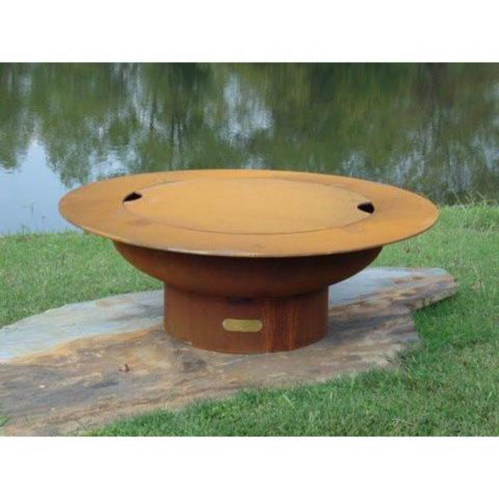 Fire Pit Art Magnum 54-Inch Handcrafted Carbon Steel Fire Pit (MAG)