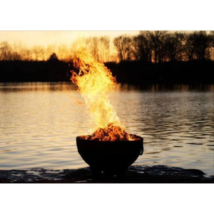 Fire Pit Art Nepal 41-Inch Handcrafted Carbon Steel Fire Pit (NP)