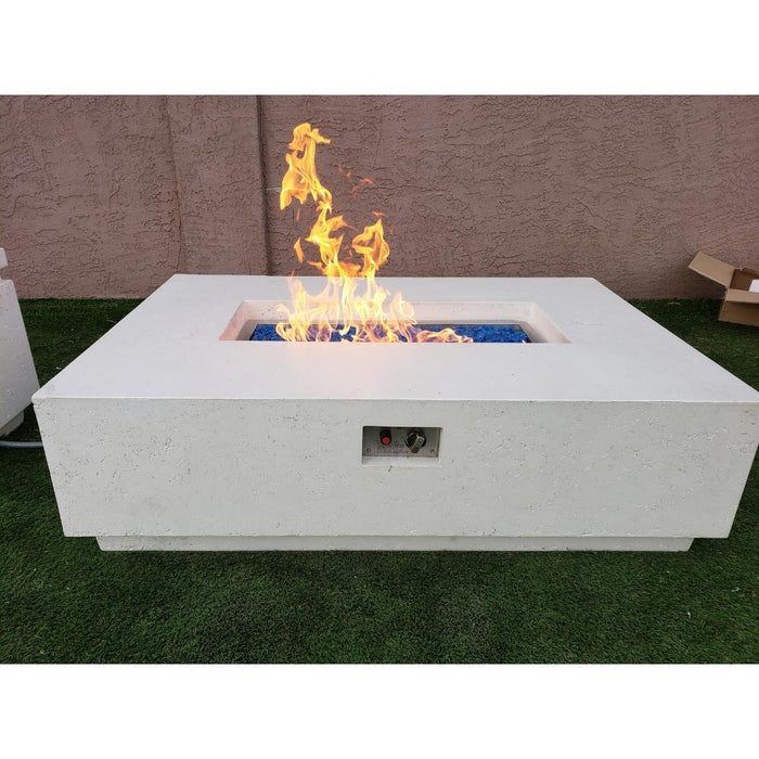 Firegear Sanctuary Rectangular Concrete Gas Fire Pit Table