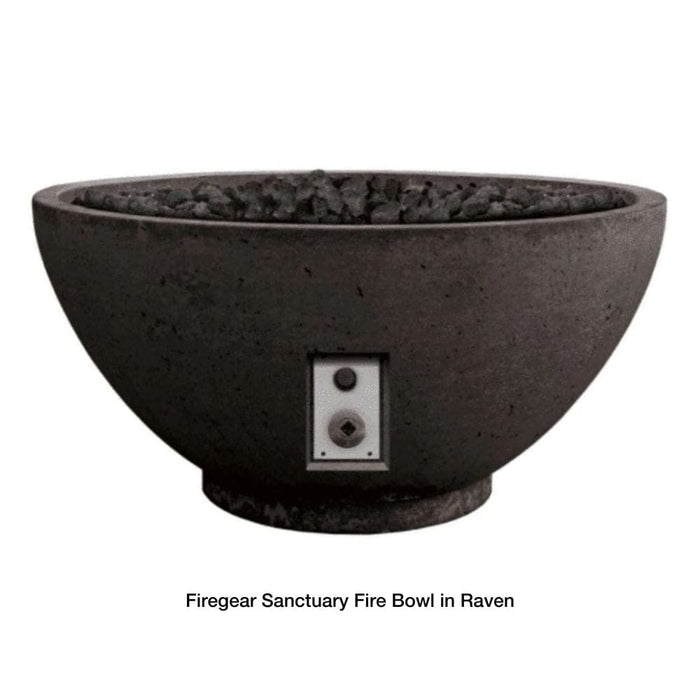 Firegear Sanctuary 30-Inch Round Concrete Gas Fire Bowl