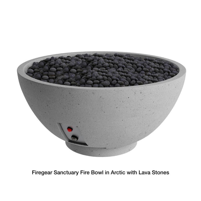 Firegear Sanctuary 30-Inch Round Concrete Gas Fire Bowl