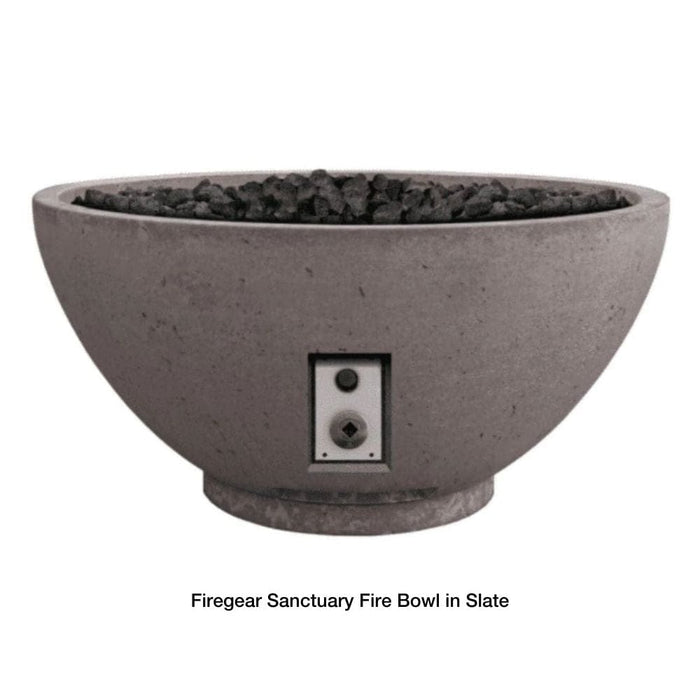 Firegear Sanctuary 30-Inch Round Concrete Gas Fire Bowl