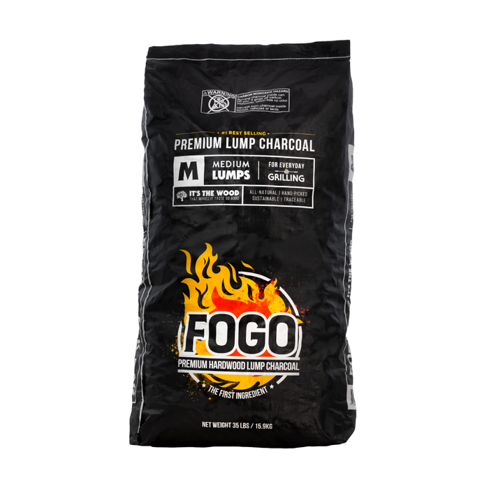 FOGO Premium (Black Bag) Lump Charcoal - 35LB