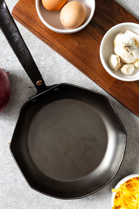 8" Hybrid Carbon Steel Skillet - Hand Forged