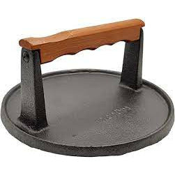 Grill Simple Cast Iron Round Grill Press - The Kansas City BBQ Store