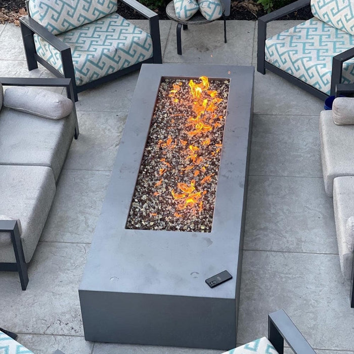 HPC H-Burner Gas Fire Pit Insert with Match Lit Ignition