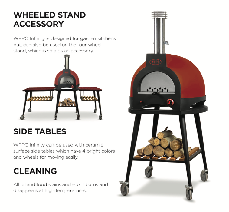 Infinity 50 Wood / Gas  Hybrid - 2 Pizza Oven.